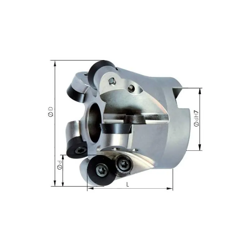 Cenový hit | Čelní a kopírovací fréza nástrčná s vnitřním chlazením D 100 x 32 mm Z 7