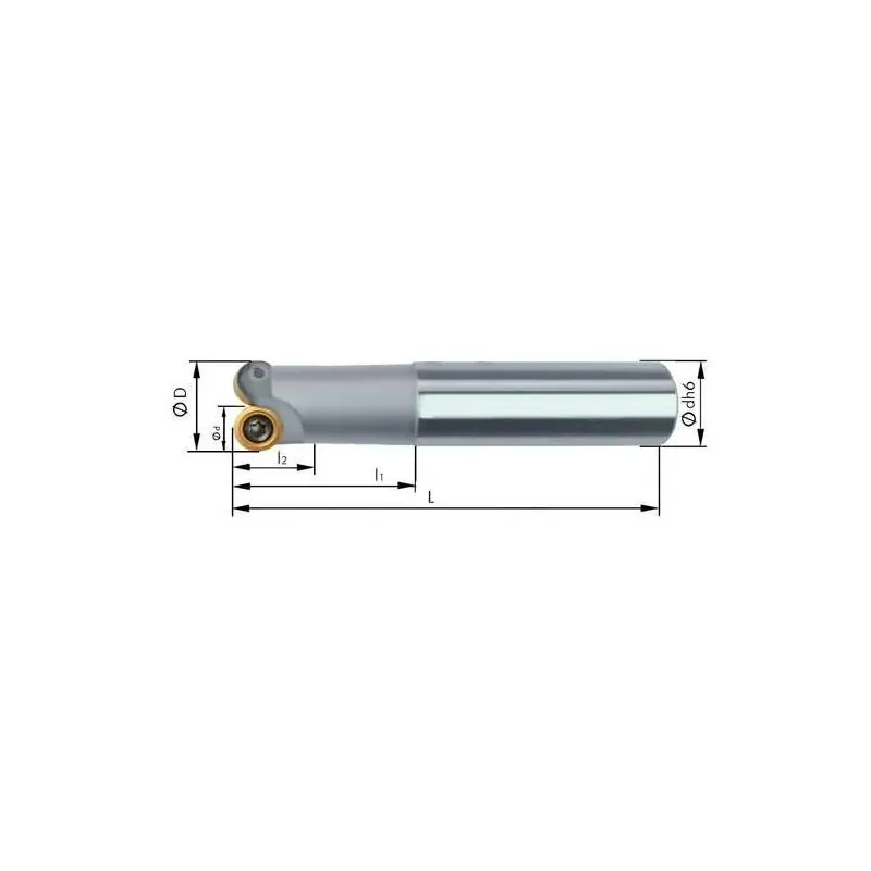 Čelní a kopírovací fréza s vnitřním chlazením D 15/ 108 mm Z 2 | Kupte nyní