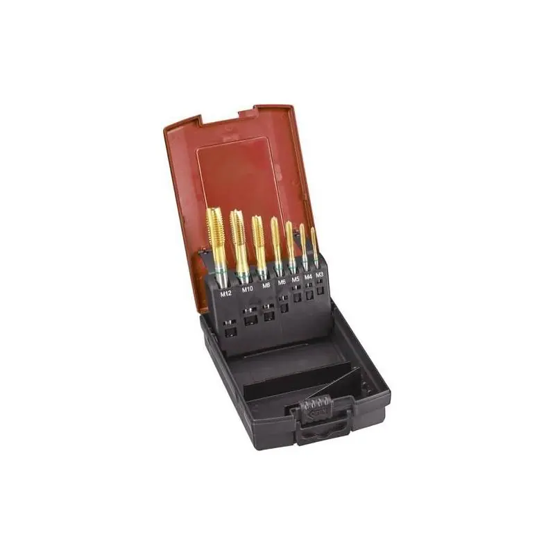 Sada závitníků strojních HSSE D371/376 TiN M3-M12 6H UNI Format GT | Doporučujeme