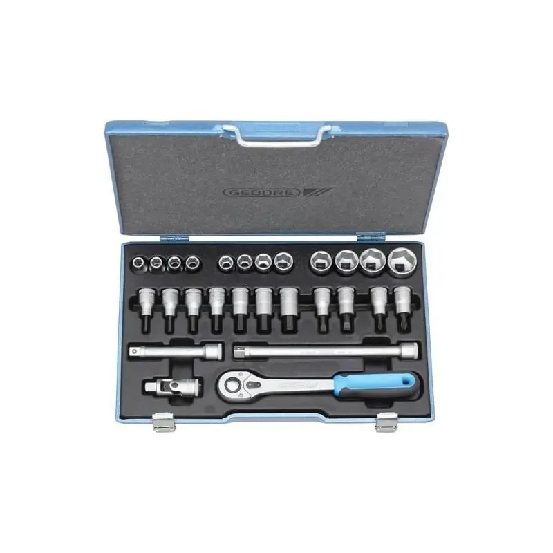 Sada nástrčných hlavic 1/2" 27ks D19IMU-10 Gedore - Outlet
