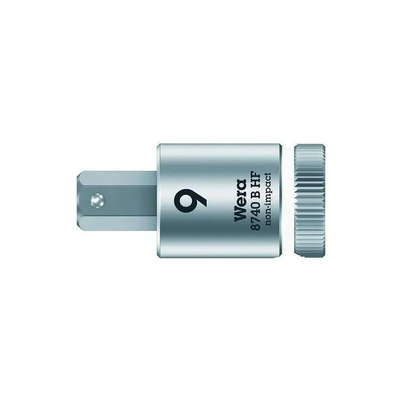 WERA Šroubovací bitová hlavice 3/8" s vnitřním šestihranem a přídržnou funkcí 9x38,5 mm | Velmi oblíbený produkt