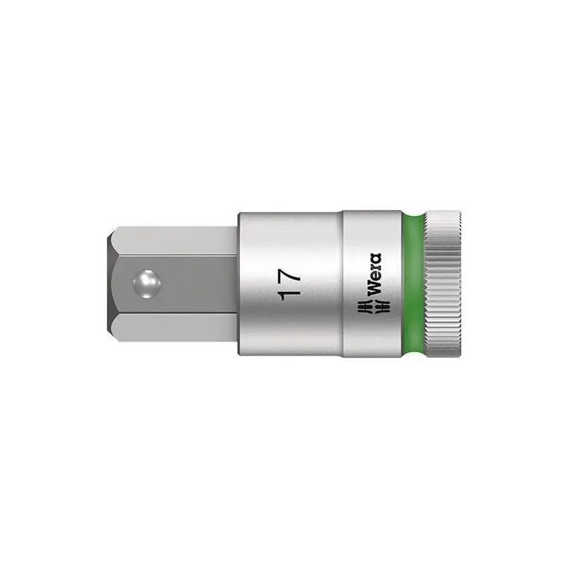 Ihned k dispozici | Adaptér-bit 1/2" vnitřní 6-hran s přídržnou funkcí 17x60mm Wera 05003828001