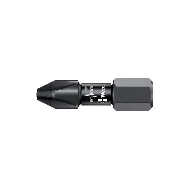 Zlevněno - Bit 1/4" DIN 3126 C 6,3 PH 2x 25 mm úderník Wera