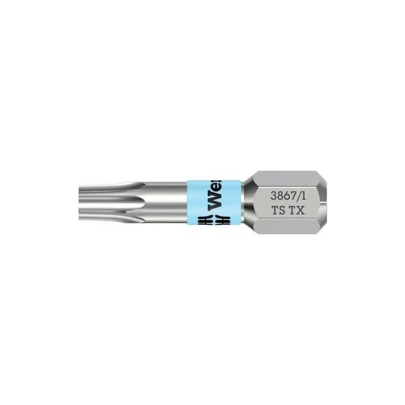 Bit 1/4" DIN 3126 C 6,3 T40x25 mm nerez Wera | Výprodej