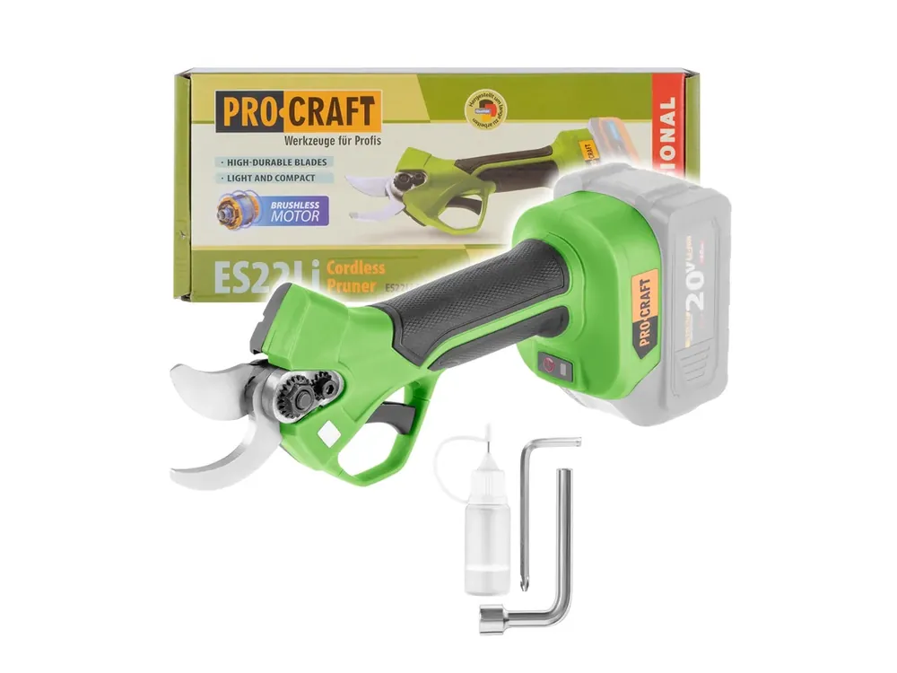 Aku nůžky na větve Procraft ES22Li (bez baterie a nabíječky) ES22Libb | Končí brzy