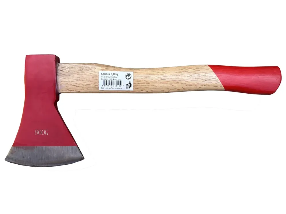Nově v sortimentu - Sekera s dřevěnou násadou - 0,6 kg