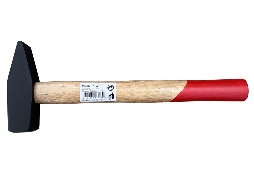 Kladivo s dřevěnou násadou - 0,6 kg - Přímo od výrobce