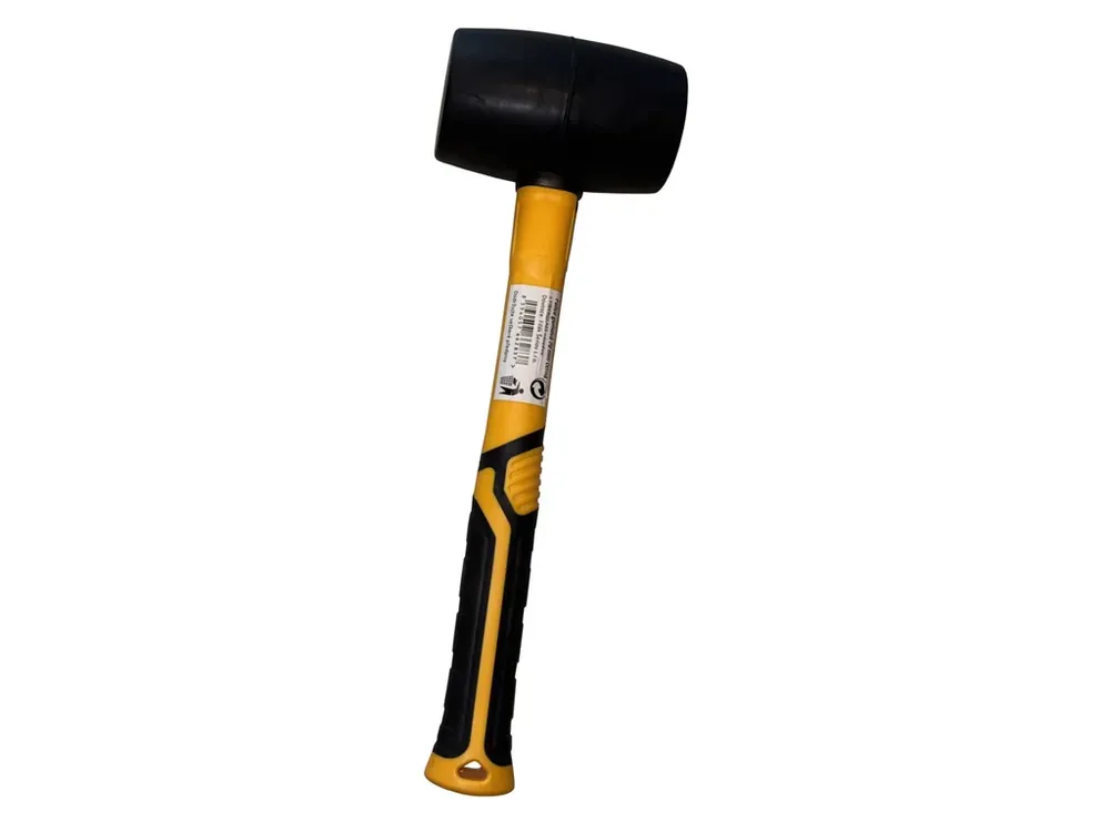 Akce končí brzy - Palice gumová černá s FIBERGLASS násadou - 70 mm