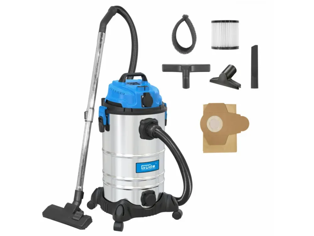 Vysavač na suché a mokré vysávání Güde GNTS 30L, 1600 W | Zvýhodněná cena