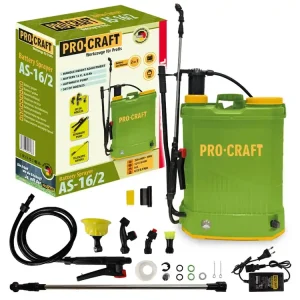 Aku postřikovač Procraft AS-16/2 AS-16/2 - Nejprodávanější