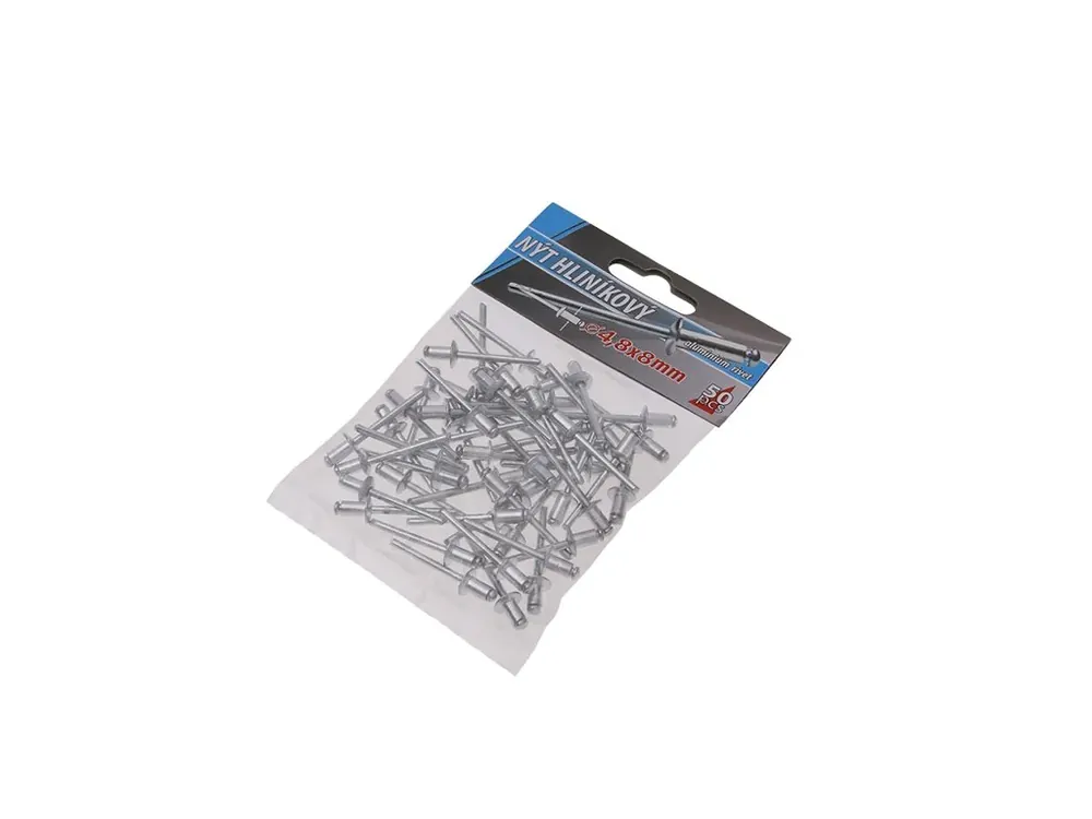 Velmi žádaný produkt - Nýty ALU 4.8x8mm 50ks