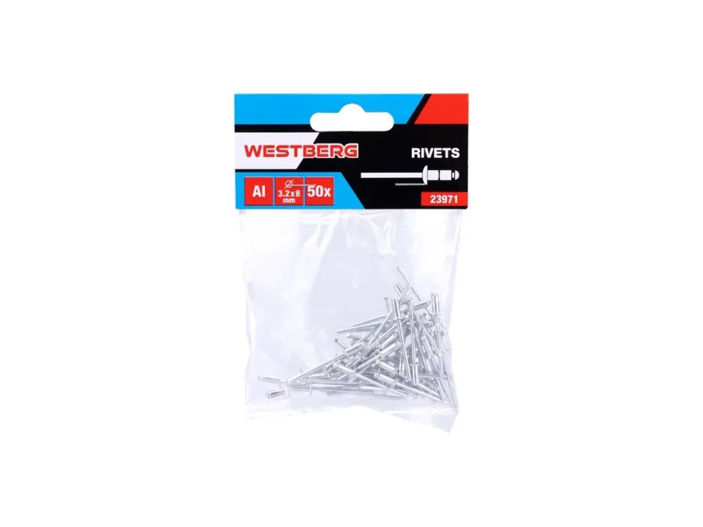Rychlé dodání | Nýty trhací WESTBERG ALU 3.2x8mm 50ks