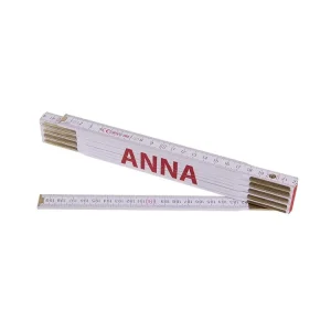 Metr skládací 2m ANNA (PROFI,bílý,dřevo) - Bezpečný nákup