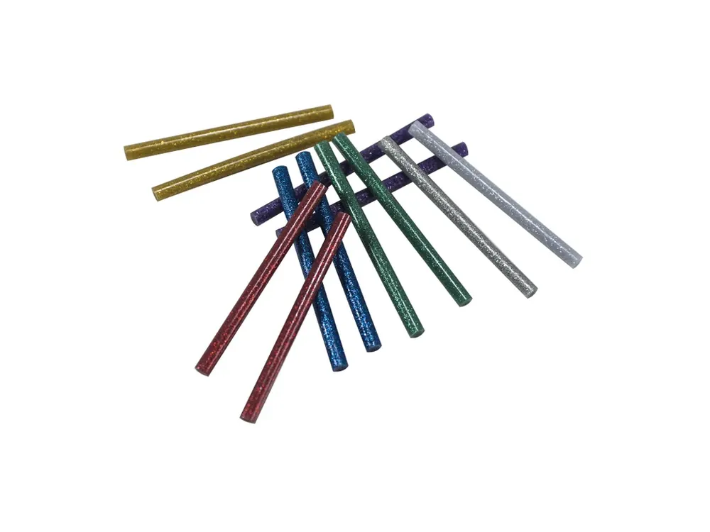 XTLINE Lepicí tavné tyčinky barevné třpytivé 11x100 mm (1bal/12ks) | Nově v e-shopu