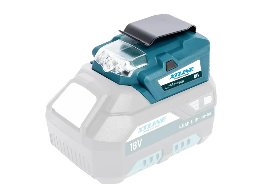 XTLINE Nabíječka s LED svítidlem 18 V, 60 lm 1.5 A | Koupit nyní