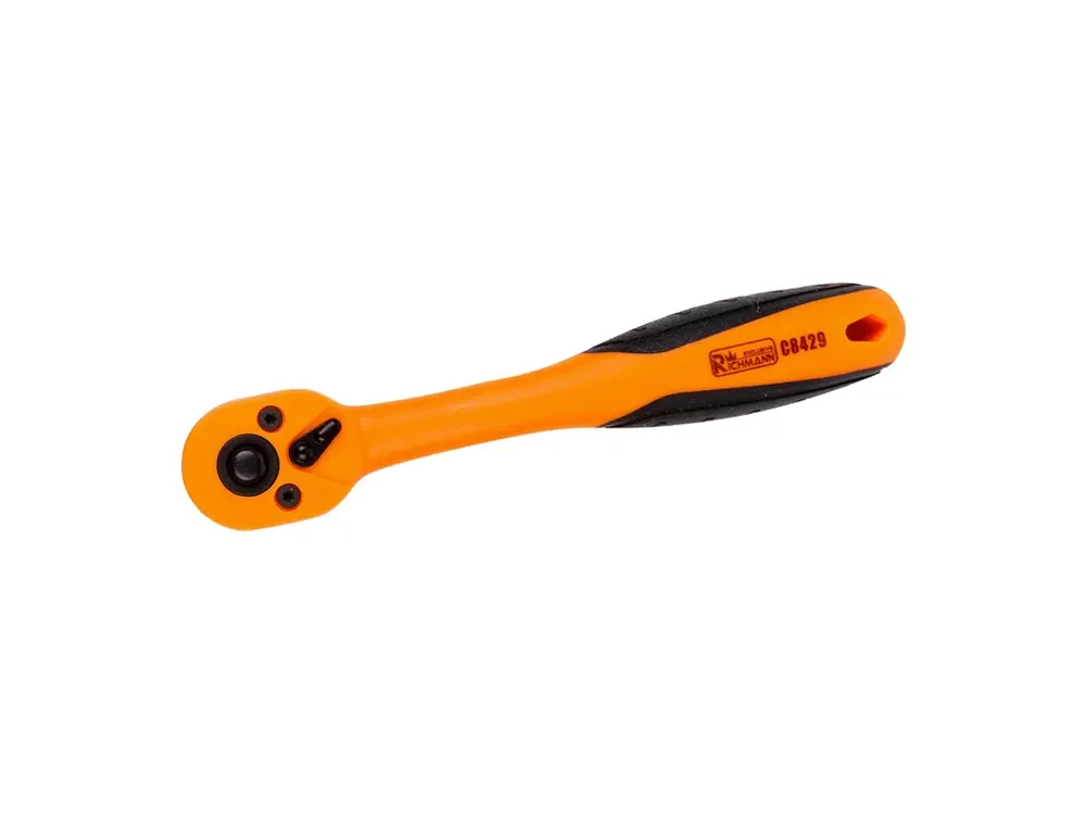 RICHMANN Ráčna pogumovaná 72 zubů 1/4" / 145 mm | Vysoká kvalita