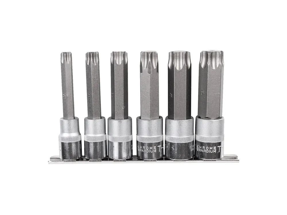 RICHMANN Sada nástavců TRX 1/2" 6 dílů T55-T100, 100 mm - Akční cena