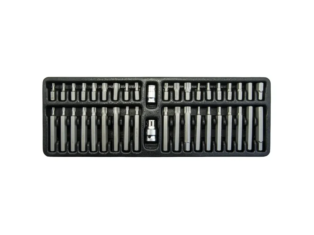 HONITON Sada zástrčných hlavic XZN, TRX, IMBUS 3/8”a 1/2” 40 dílů plastové plato A | Zlevněno