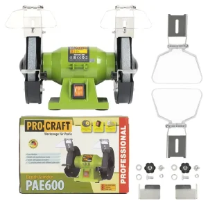Bruska stolní dvoukotoučová PROCRAFT PAE600, 150W PAE600 | Skvělá nabídka