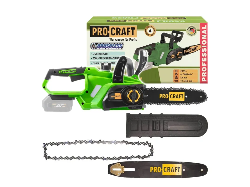 Aku řetězová pila Procraft PKA36 (bez baterie a nabíječky) PKA36 | Kupte nyní