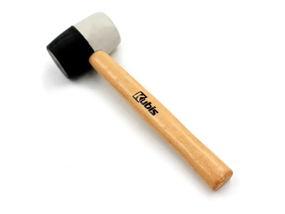 Gumová palička 450 g, 60 mm, černá/bílá 02-02-4245 - Přímo z výroby