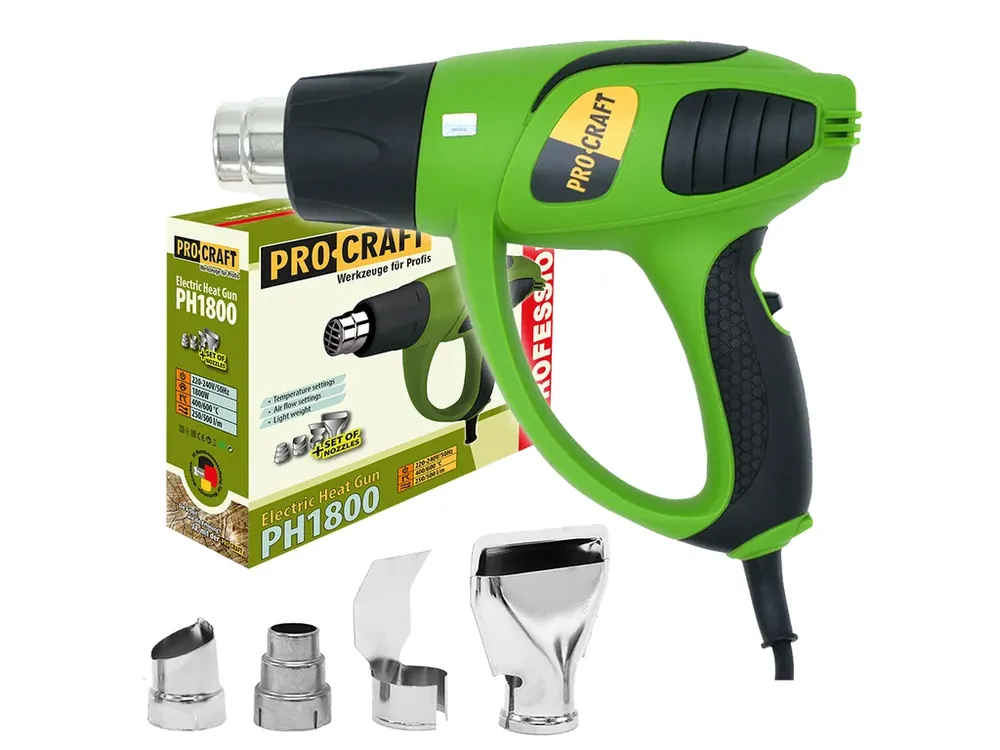 Akce končí brzy - Pistole horkovzdušná PROCRAFT PH1800 PH1800