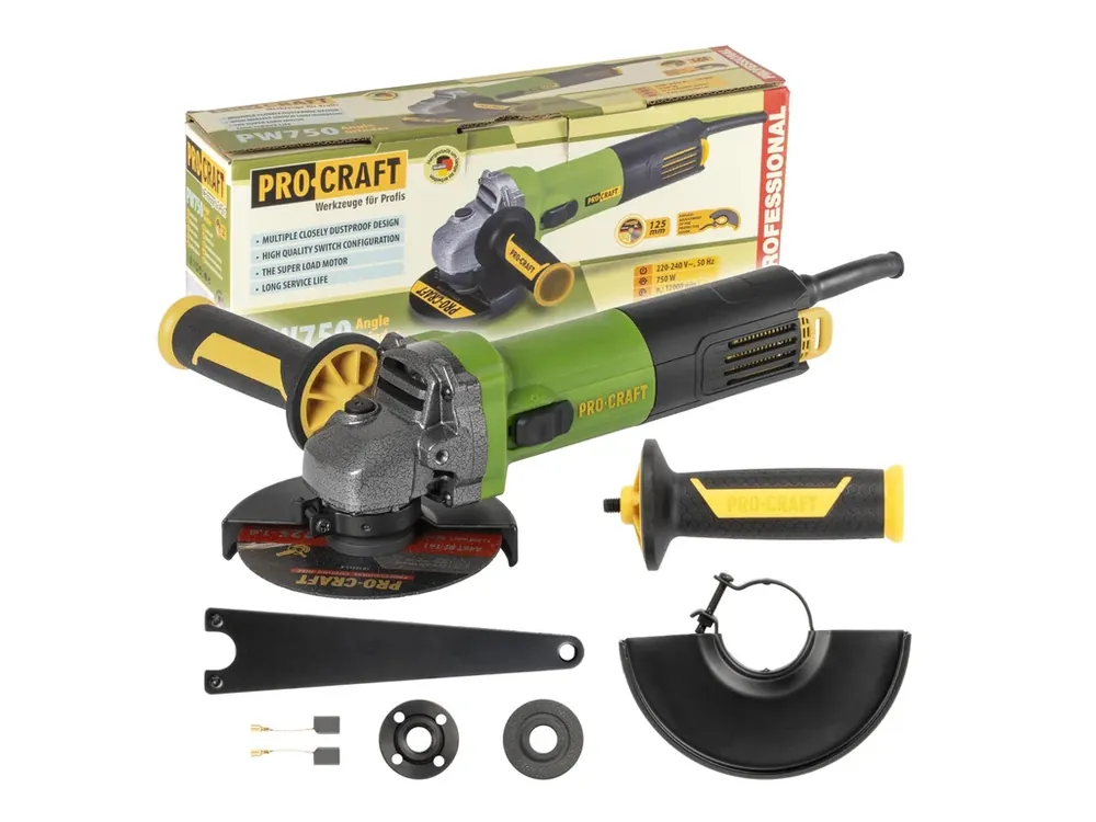 Vrácení zdarma | Úhlová bruska Procraft PW750, 125mm PW750