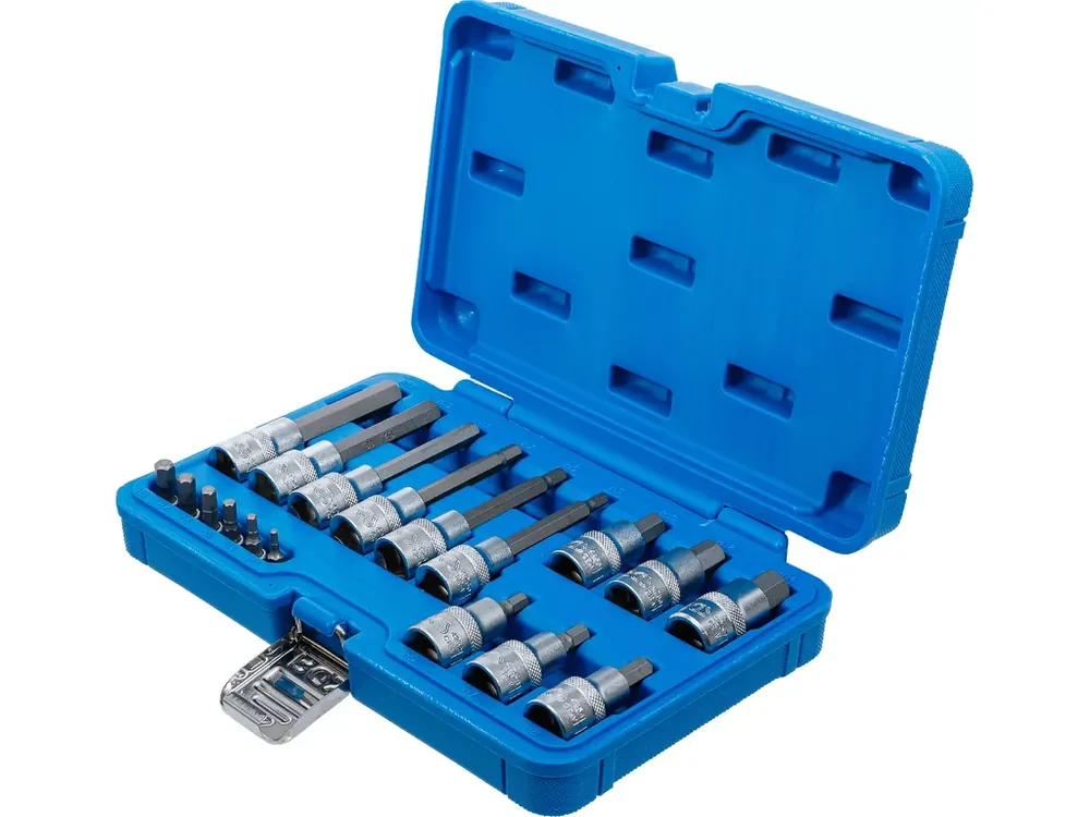 Bestseller | Sada hlavic s bity imbus, 1/4", 1/2", 3 - 12 mm, 18 ks - B5171