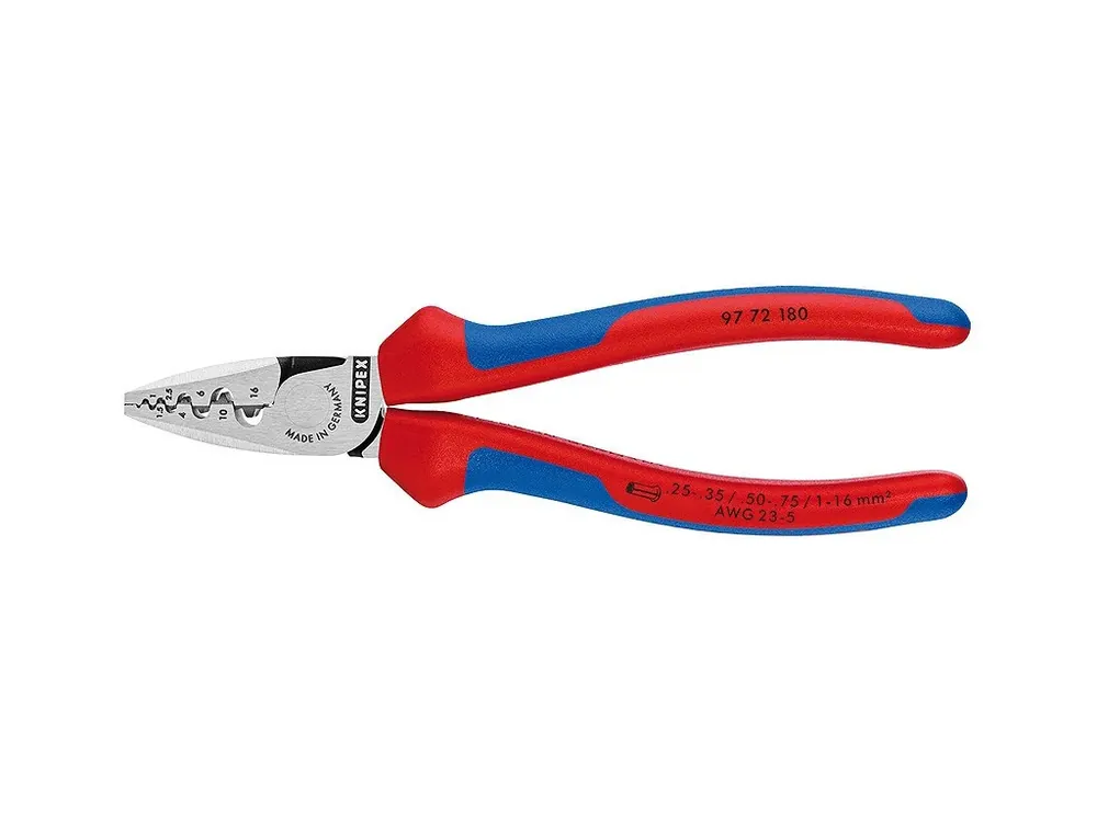 Krimpovací kleště na koncové dutinky 180 mm - 9772180 - Sleva navíc