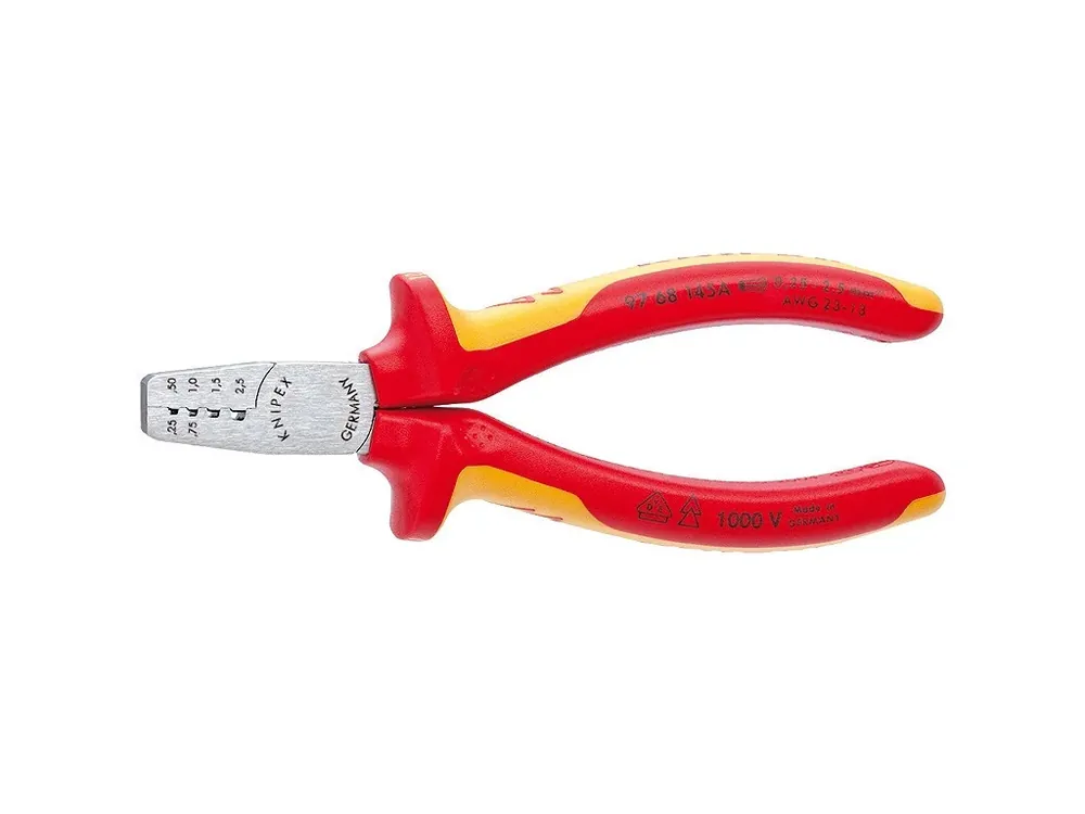 Velmi oblíbený produkt - Krimpovací kleště na koncové dutinky 145 mm - 9768145A
