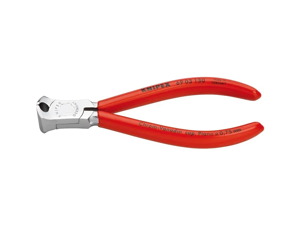 Čelní štípací kleště pro mechaniky chromované potaženo plastem 130 mm - 6903130 - Právě přidáno