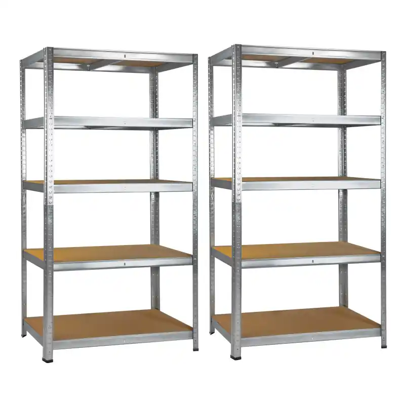 DEMA Bezšroubový regál 5P 180x90x40 cm, 2 ks - Koupit online