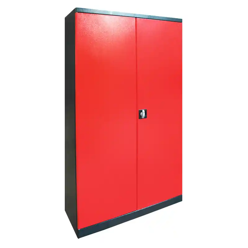 DEMA Kovová skříň XL-B 110x38x192 cm, antracit / červená | Doprodej