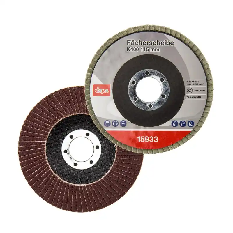 Speciální nabídka - DEMA Lamelový vějířový brusný kotouč 115 mm K100