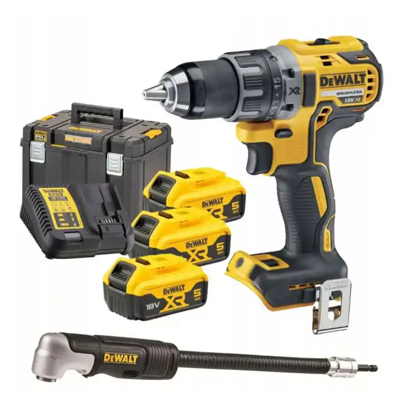 DeWalt Aku příklepová vrtačka / šroubovák 18 V 70 Nm 3x 5,0 Ah - Objednat nyní