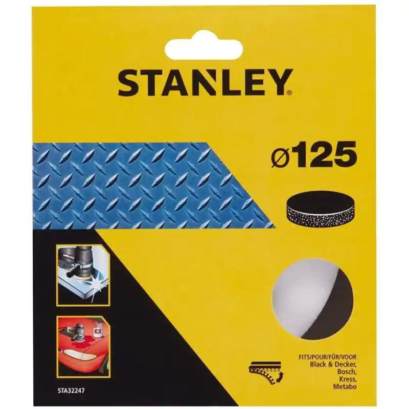 Novinka v sortimentu - STANLEY Leštící kotouč do vrtačky pěnový 125 mm STA32247