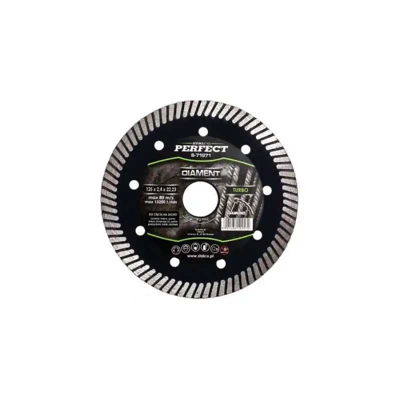 Doprodej | STALCO Diamantový řezný kotouč 180 mm TURBO