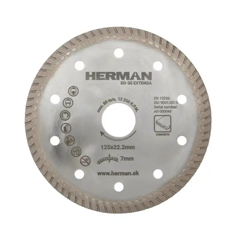 Špičkový produkt | HERMAN Diamantový kotouč BD-30 Extensa 125 mm