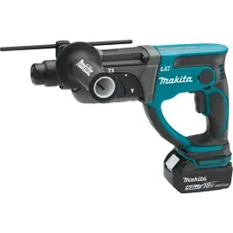Velká sleva - Aku kombinované kladivo, 18.0 V, 5.0 Ah, 2.0 J, Li-ion, SDS-Plus, Makita, DHR202RTJ