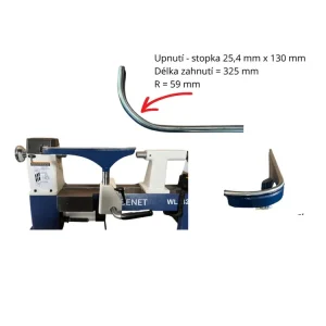 70952 Opěrka struhů R59 mm/325 mm/25,4 | Velmi oblíbený produkt