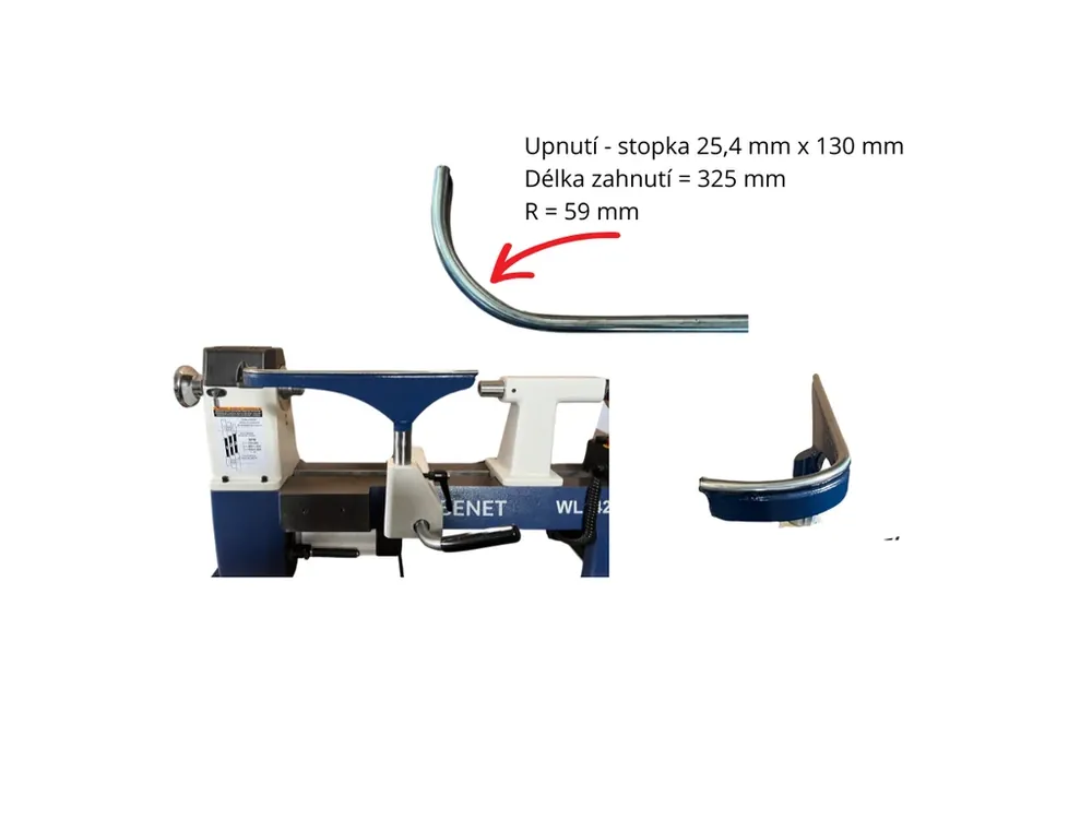 70952 Opěrka struhů R59 mm/325 mm/25,4 | Velmi oblíbený produkt