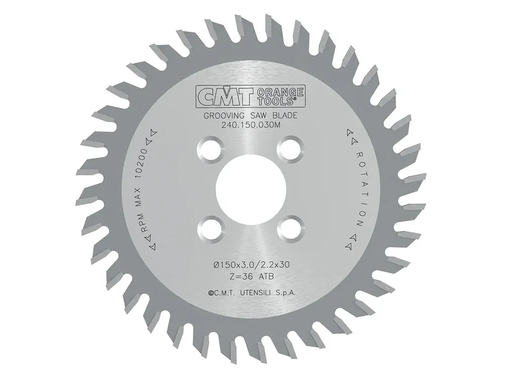 K dispozici - CMT Drážkovací kotouč pro CNC - D150x5 d30 Z36 HW