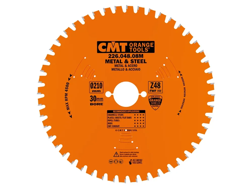 CMT Industrial Pilový kotouč na železo - D254x2,2 d30 Z60 HW - Pouze dnes