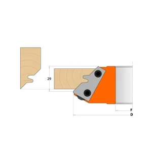 Akční cena | CMT Nůž pro C694011 - pár žiletek 43x23x2mm