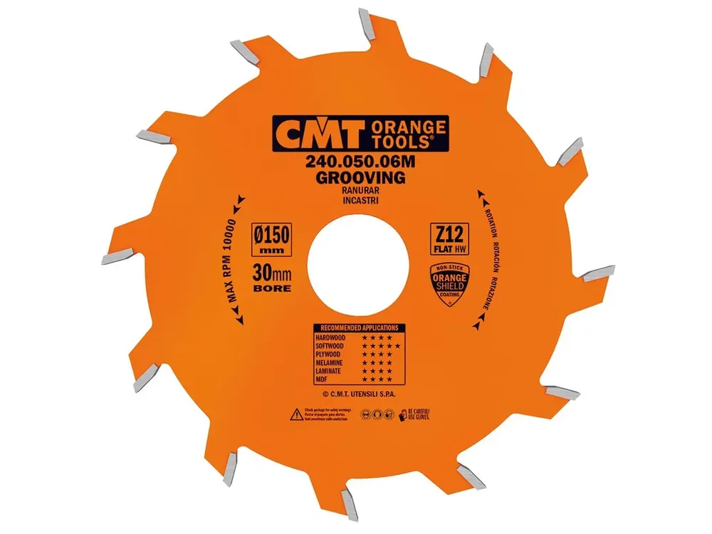 Novinka | CMT Orange Industrial Drážkovací kotouč - D180x5 d35 Z18 HW