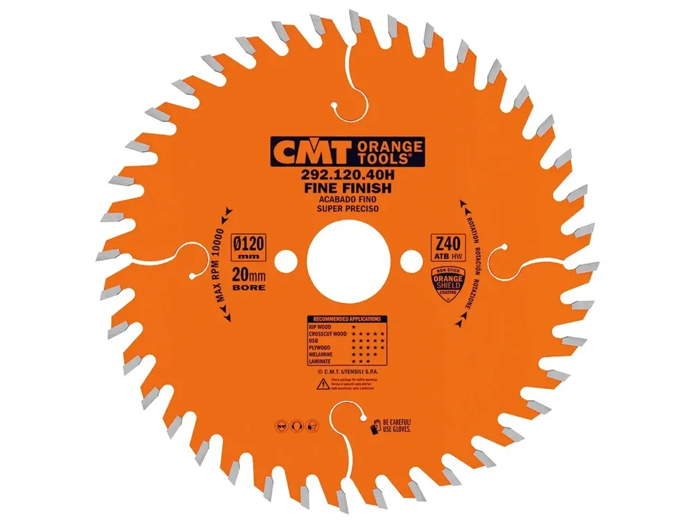 Rychle mizí - CMT Orange Pilový kotouč pro elektronářadí, finální řez - D140x2,4 d20 Z36 HW
