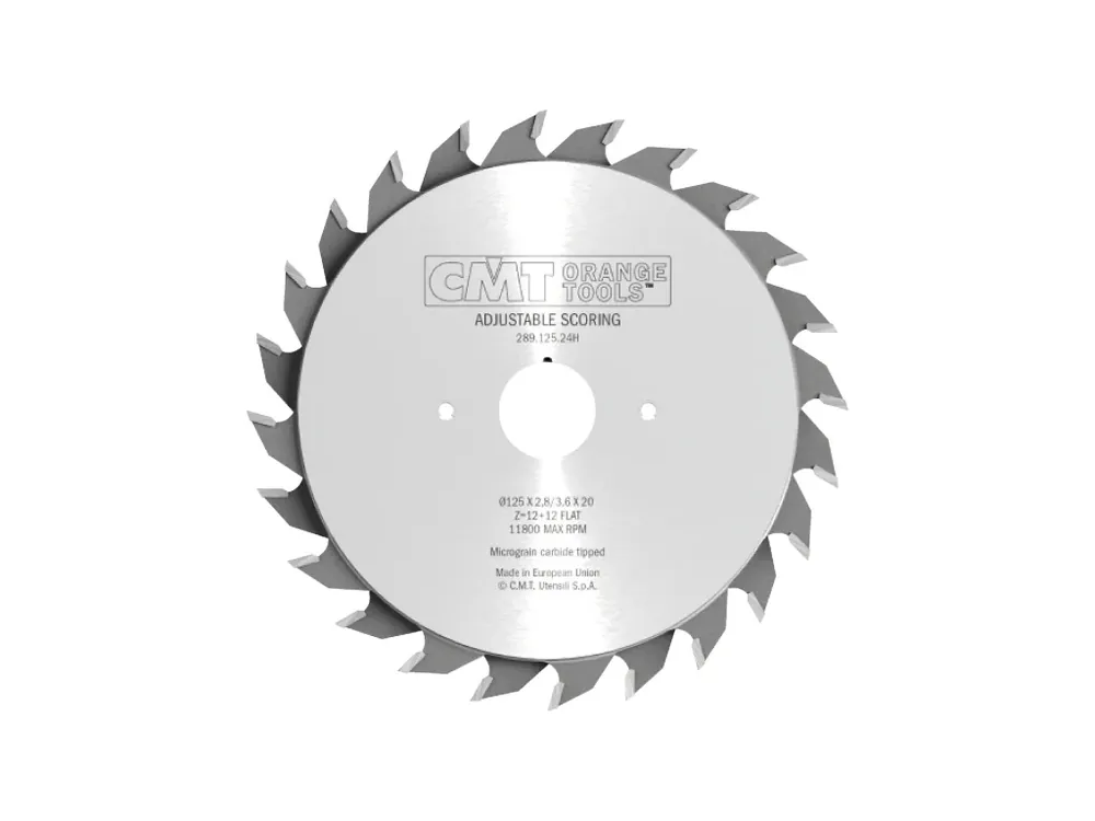 CMT Předřezový kotouč dvoudílný - D100x2,8-3,6 d22 Z10+10 HW - Skladem