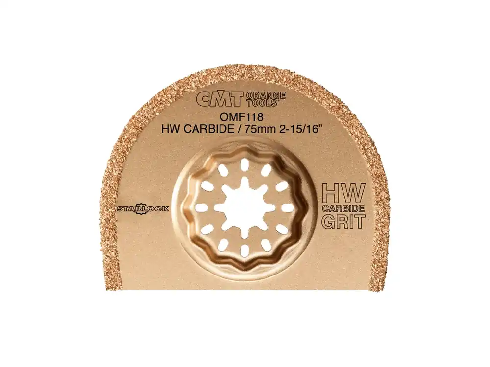 CMT Starlock Pilový list s tvrdokovovými zrny CARBIDE, na cihlu a beton - 75 mm, sada 5ks | Zvýhodněná cena