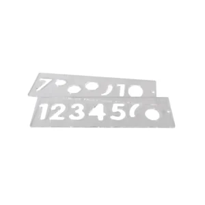 Mezi nejprodávanějšími - Frézovací sada šablon na číslice, vel.57mm, 1-10