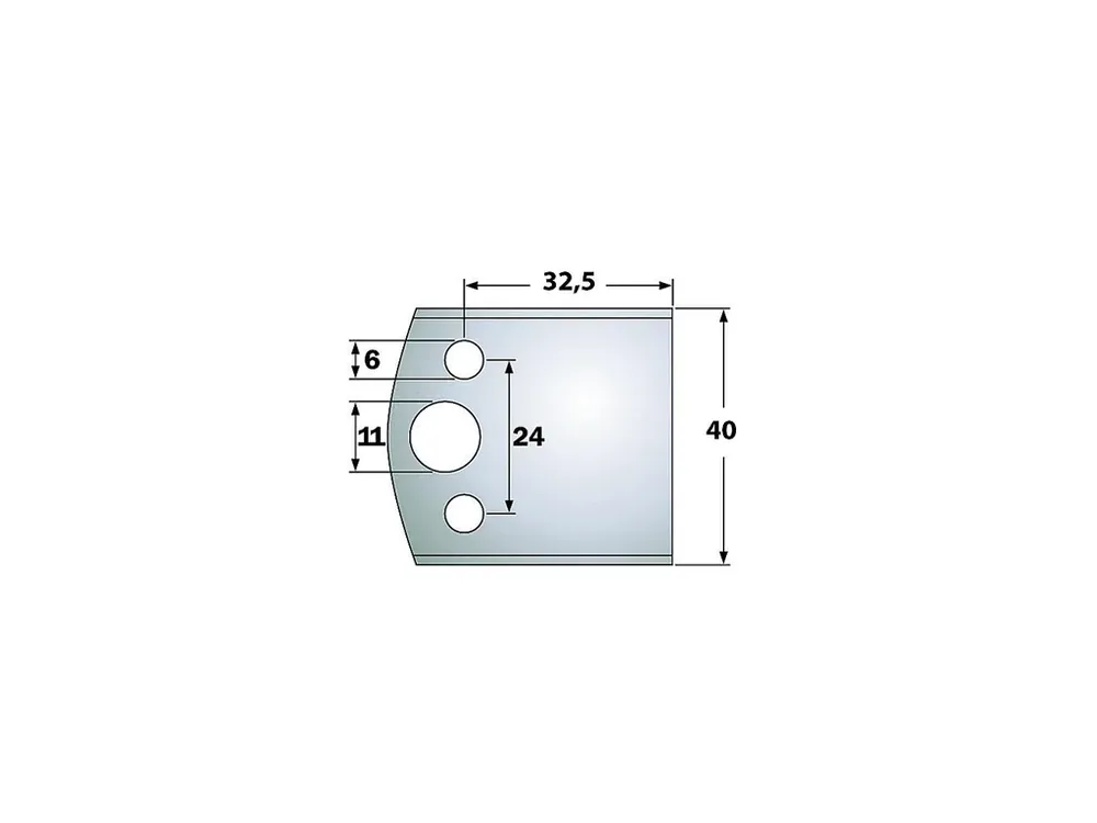 Premium - IGM Blanket nožů - LB32,5-40x16x4mm SP 2ks